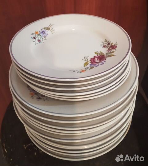 Столовый сервиз СССР Дулево Тарелки набор