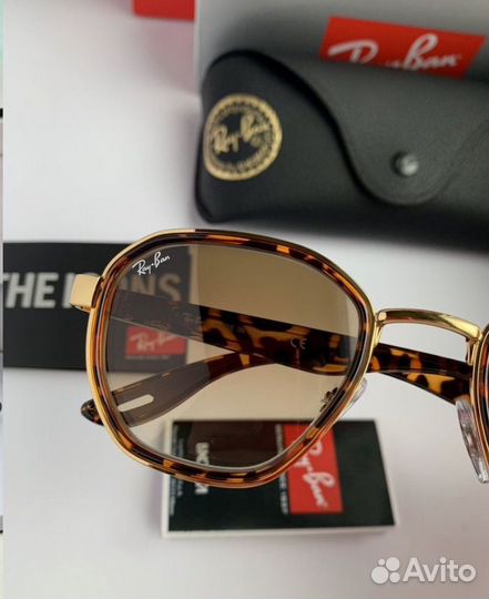 Очки ray ban ferrari коричневые