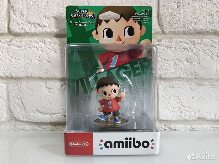 Amiibo No.9 Villager/Житель/Smash Bros