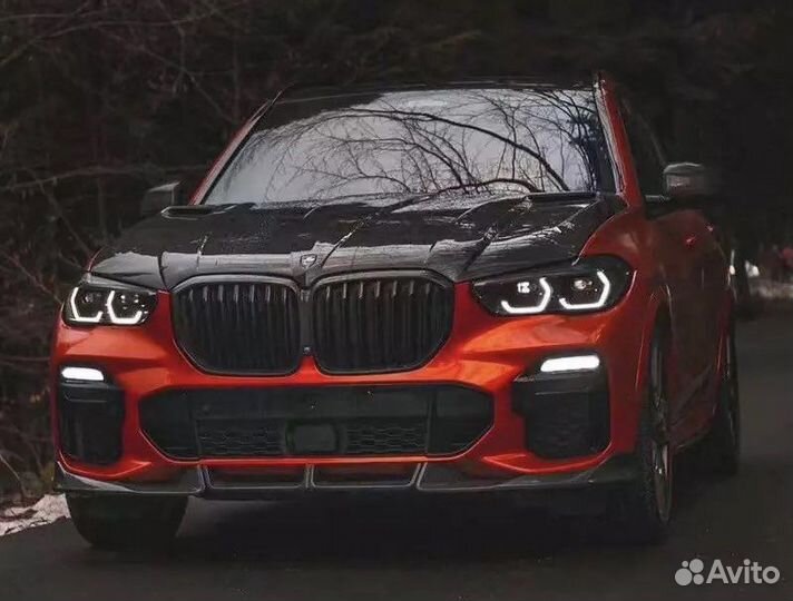 Капот на BMW X5 G05 Карбон