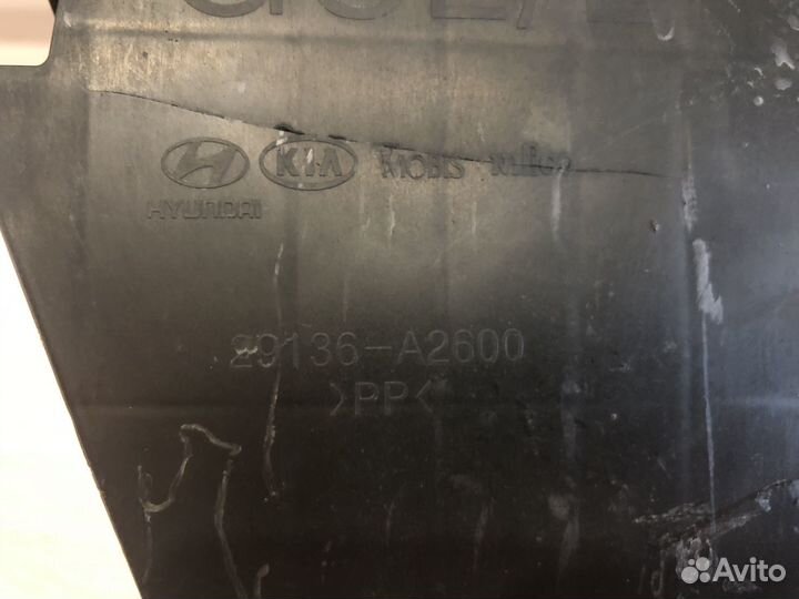 Дефлектор радиаторов левый Kia Ceed