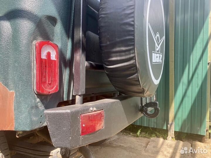 Силовой бампер на УАЗ хантер