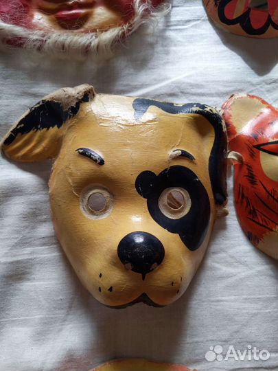 Маски новогодние карнавальные СССР