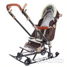 Детские санки коляска