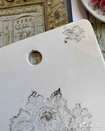 Сырная доска Рижского завода, винтаж