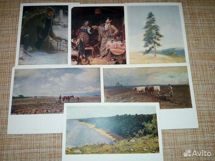 Открытки художественные СССР