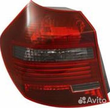 E87 06 e81 (3 ) (5 ) Фонарь задний внешний левый с диодами (3 дв) (5 дв) красно-тонированный (Depo)