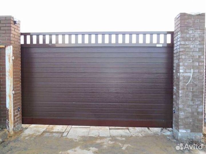 Автоматические откатные ворота