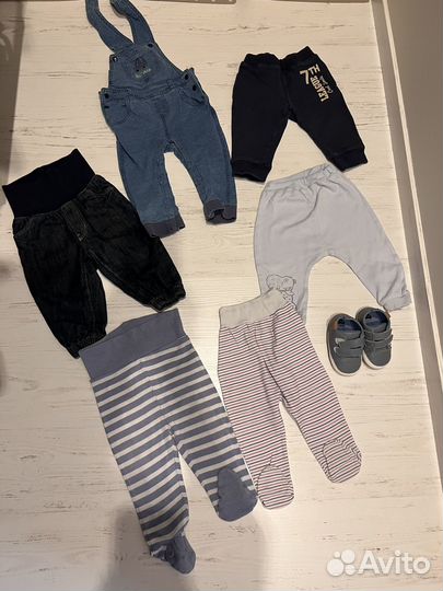 Детские вещи 6-9-12 месяцев