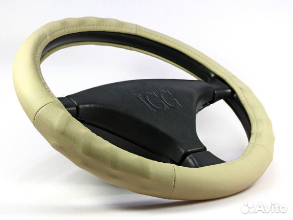 Оплетка для руля силиконовые вставки M(37-38см)