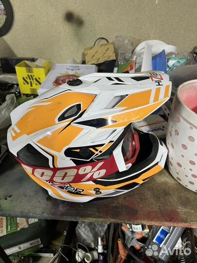 Мотошлем кроссовый б/у