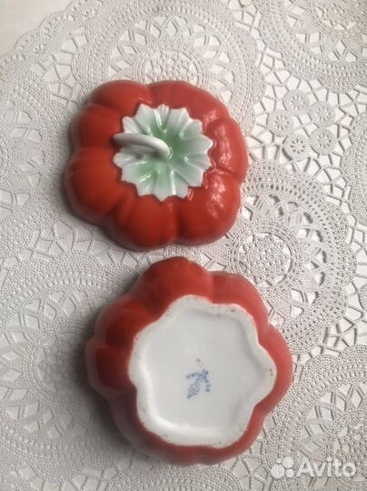Фарфоровая посуда вербилки помидор томат масленка