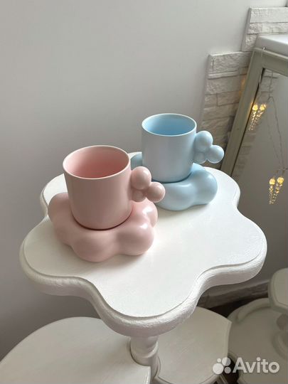 Чашка с ручкой облачко