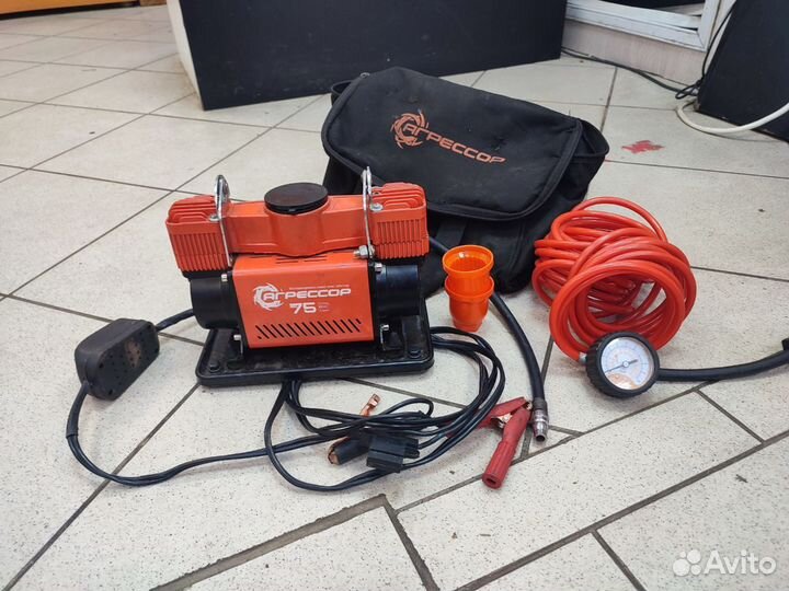 Автомобильный компрессор агрессор AGR-75