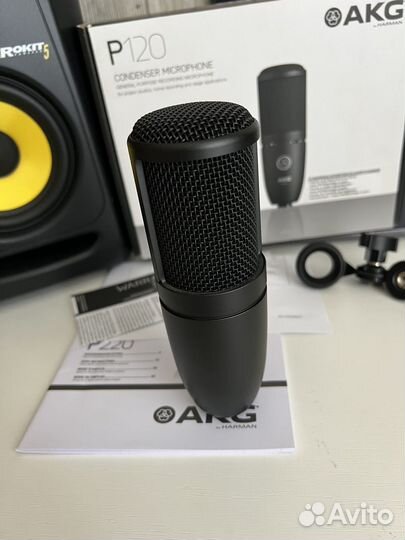 Микрофон akg p120 конденсаторный (идеал)