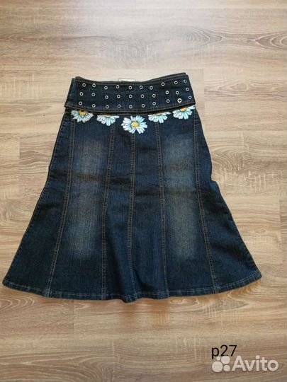Юбки джинсовые