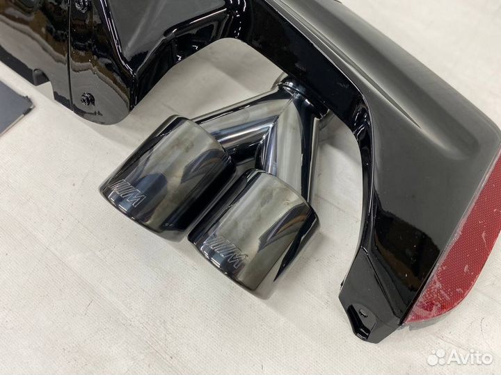 Диффузор М5 CS BMW G30+насадки на глушитель