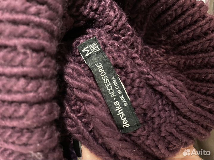 Шапка женская шерстяная