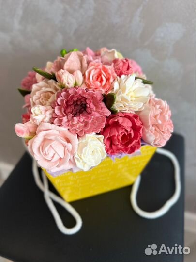 Съедобные букеты цветов из зефира