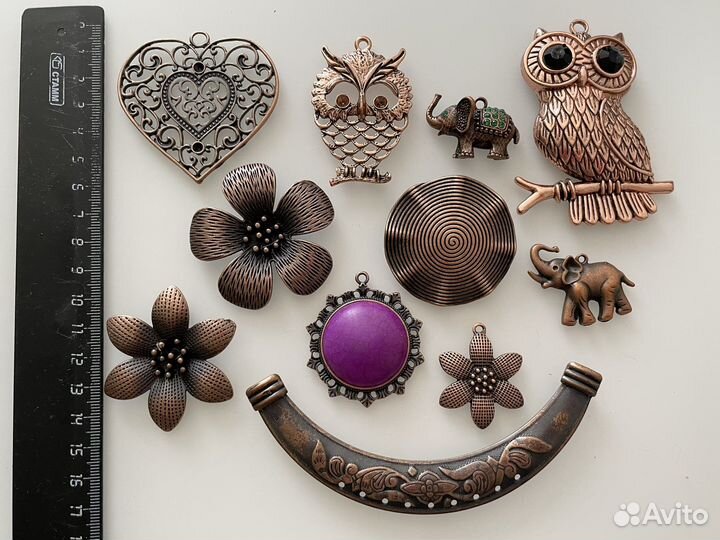 Подвески для украшений под бронзу