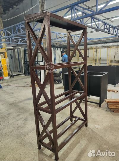 Дровник, навес для дров, дрова, поленница