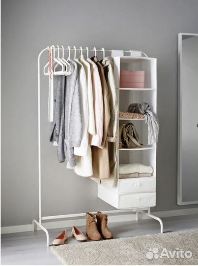 Напольная вешалка IKEA, белый, 99x152 см