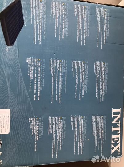 Надувной матрас intex