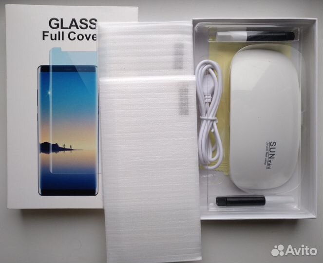 Закаленное уф-стекло для samsung Galaxy S8