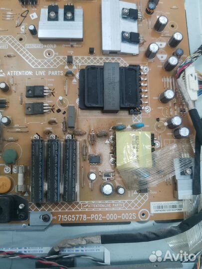 Телевизор Philips 42PFL5028T разбор (матрица,блок)