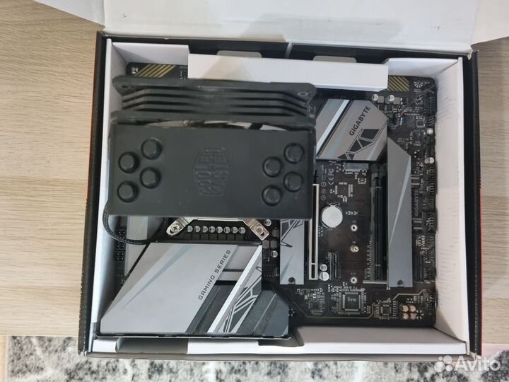 Комплект 11600kf + Z590 +32gb 3200 + охлад