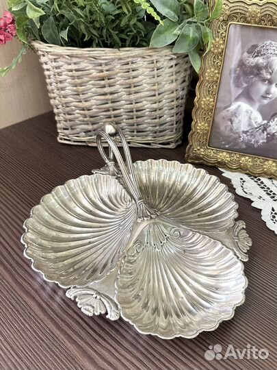 Менажница. Серебрение