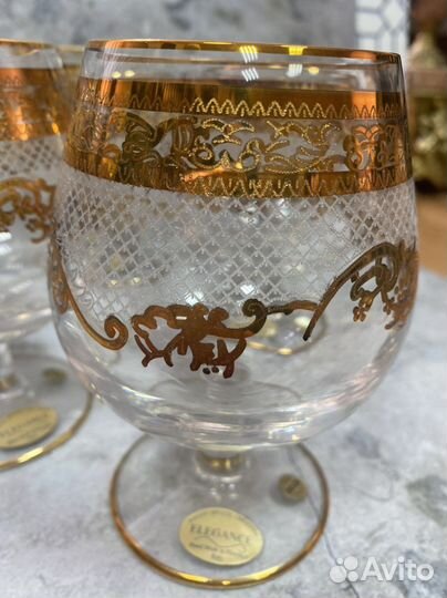 Бокалы для коньяка хрусталь Италия