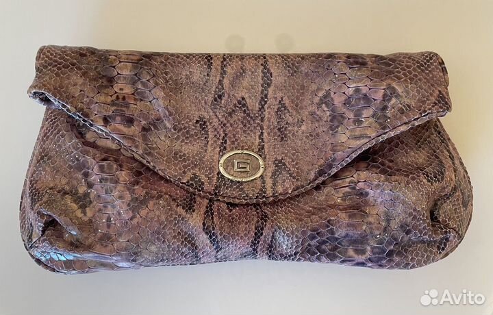 Женская сумка-клатч giudi из натуральной кожи