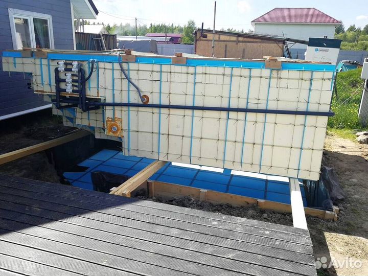 Бассейн пластиковый 5x3