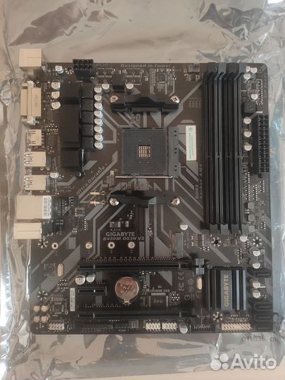 Материнская плата Gigabyte b450m ds3h v2