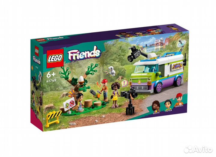 Lego Friends Фургон редакции новостей 41749 новый