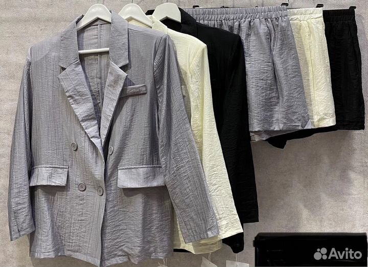 Костюм пиджак шорты
