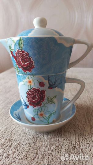 Набор чашка и чайник