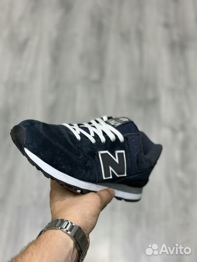 Кроссовки New Balance 574 синие мужские большие