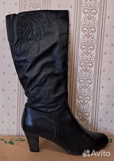 Сапоги женские натуральная кожа