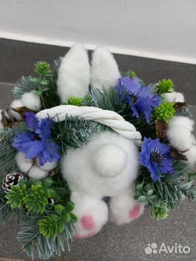 Корзинка, новогодняя поделка