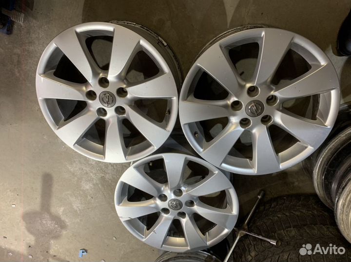 R-18., 5 на 115., три литых Диска Opel, original