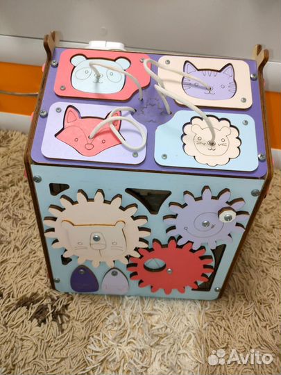 Бизиборд домик со светом