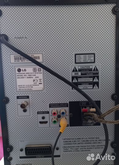 Музыкальный центр lg с караоке