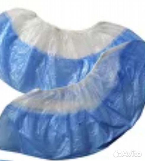 Бахилы одноразовые с двойной подошвой