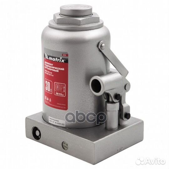 Домкрат 30 тн гидравлический (240-370 мм) Матри