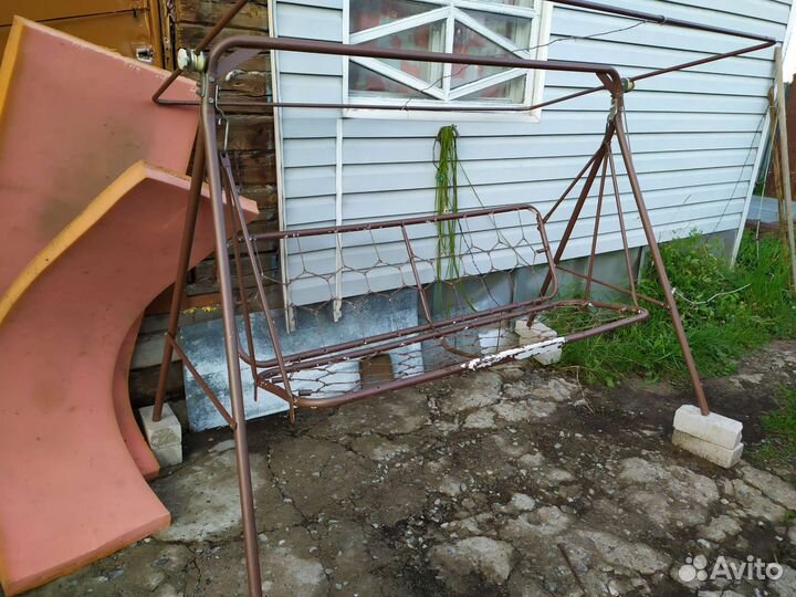 Садовые качели бу