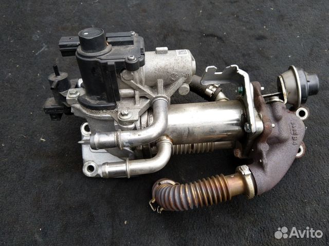 Радиатор егр + заслонка рено сценик меган лагуна 3