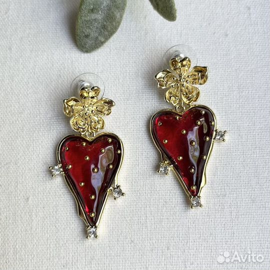 Серьги модные тренд