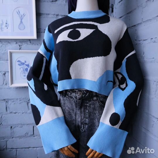 Свитер Monki кроп